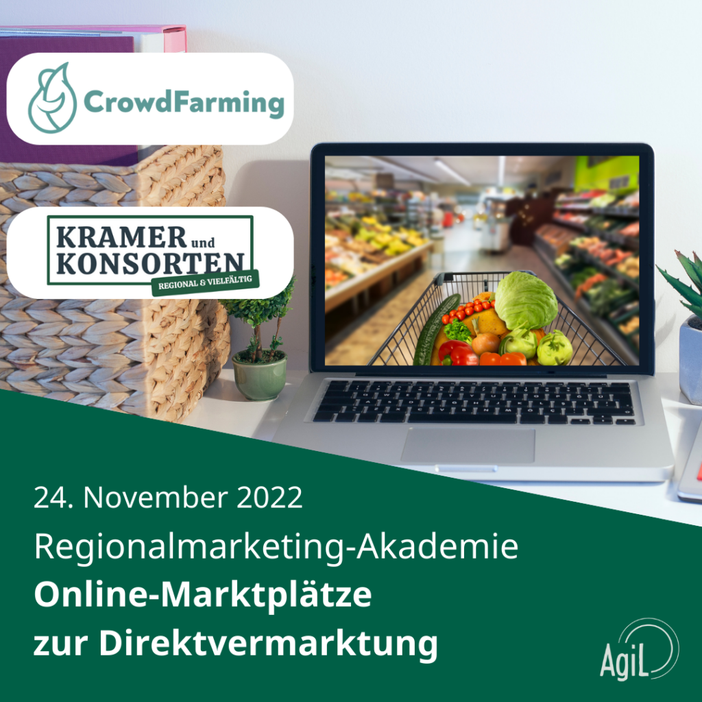 Regionalmarketing-Akademie Online Marktplätze zur Direktvermarktung, crowdfarming, Kramer und Konsorten, Regionalvermarktung